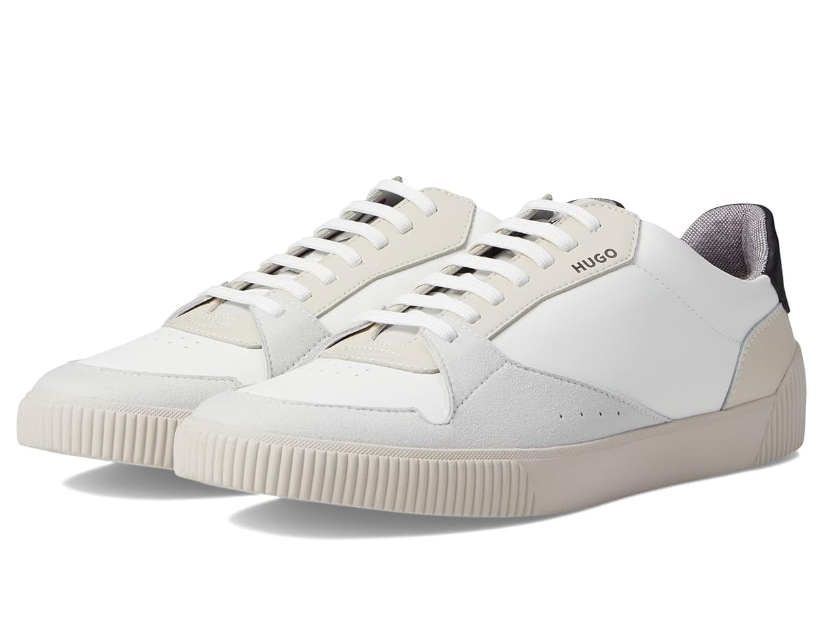 Amazon.com | Hugo Boss Zero Tennis Sneakers Open White 1 EU